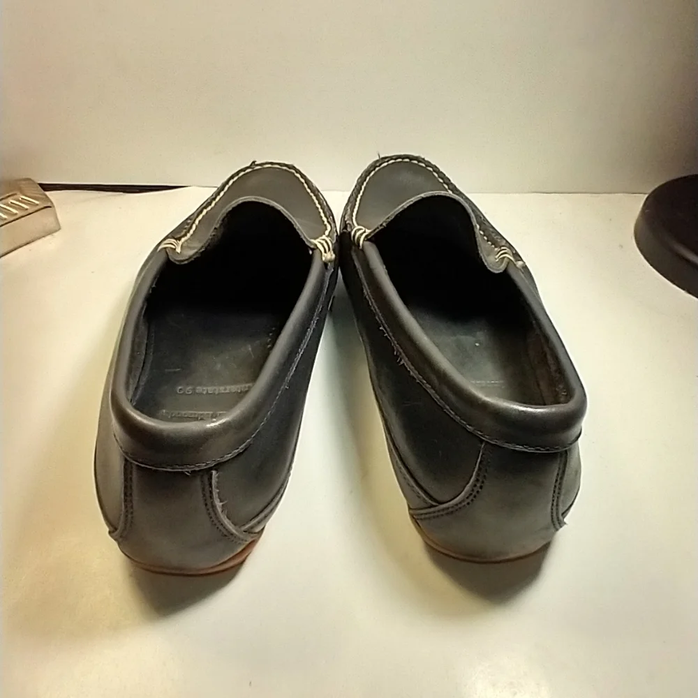 Allen Edmonds Interstate 90 Blue Leather Driving Loafers Shoes Men's sz 8.